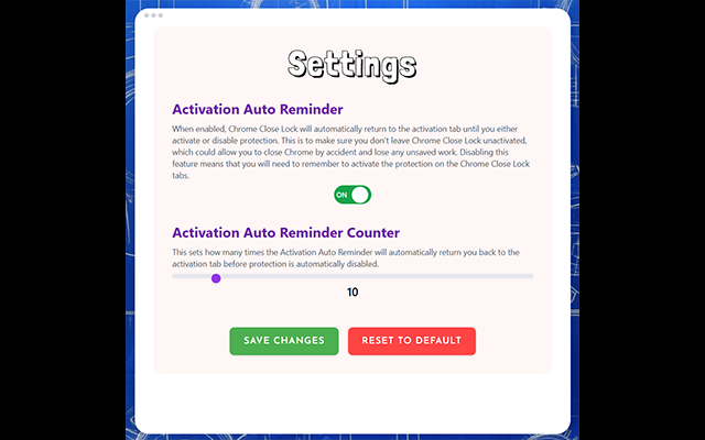 Chrome Close Lock截图2