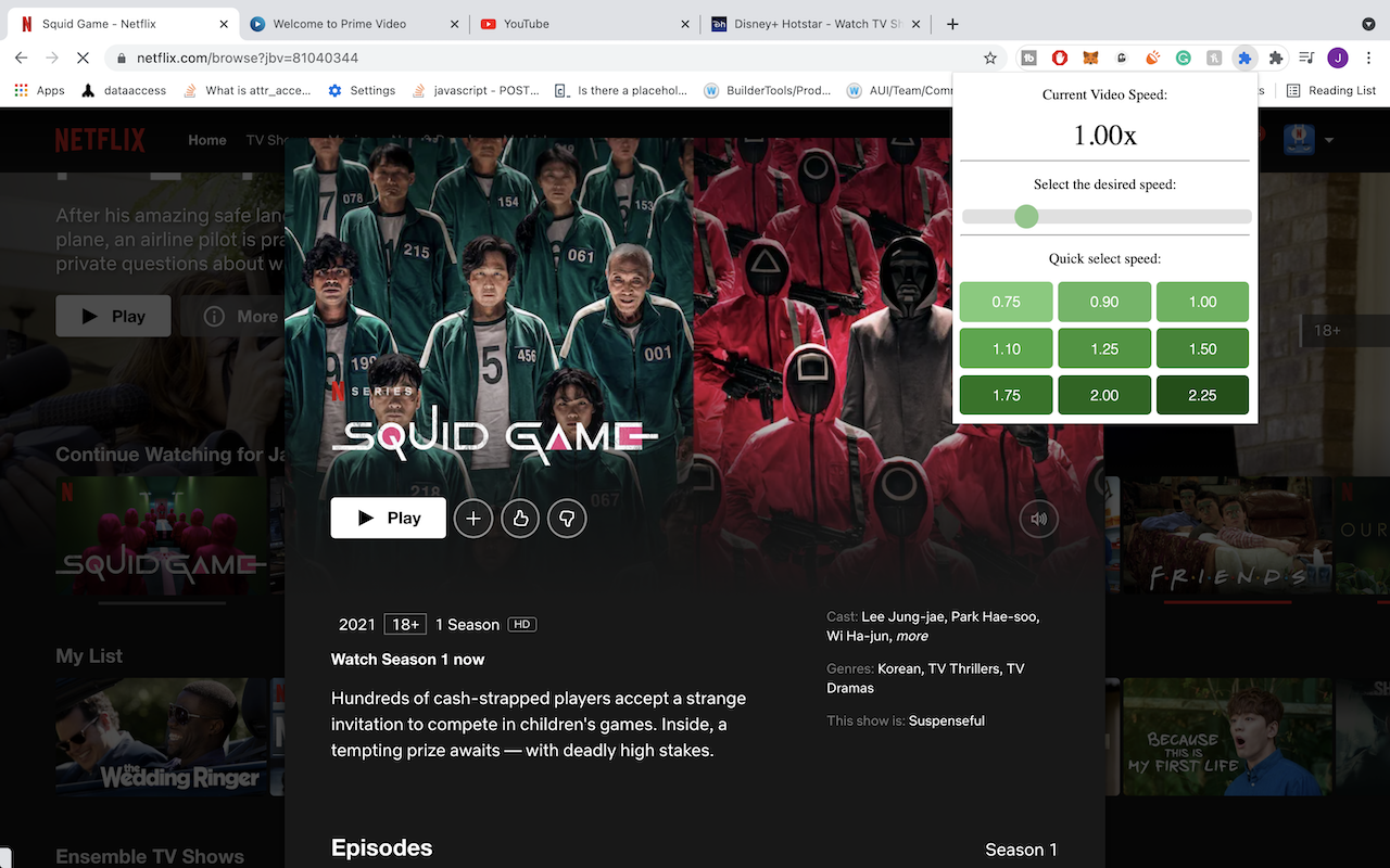 SpeedUp: Netflix, Prime videos截图3