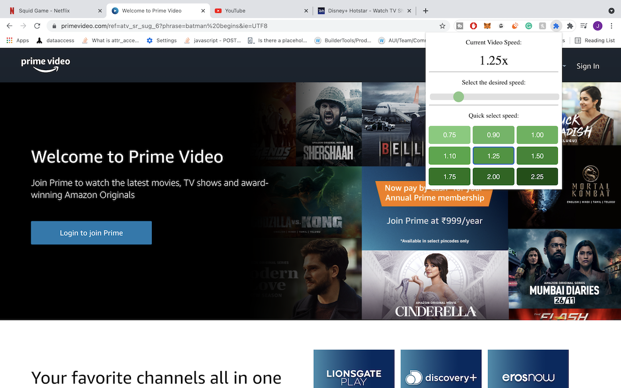 SpeedUp: Netflix, Prime videos截图4