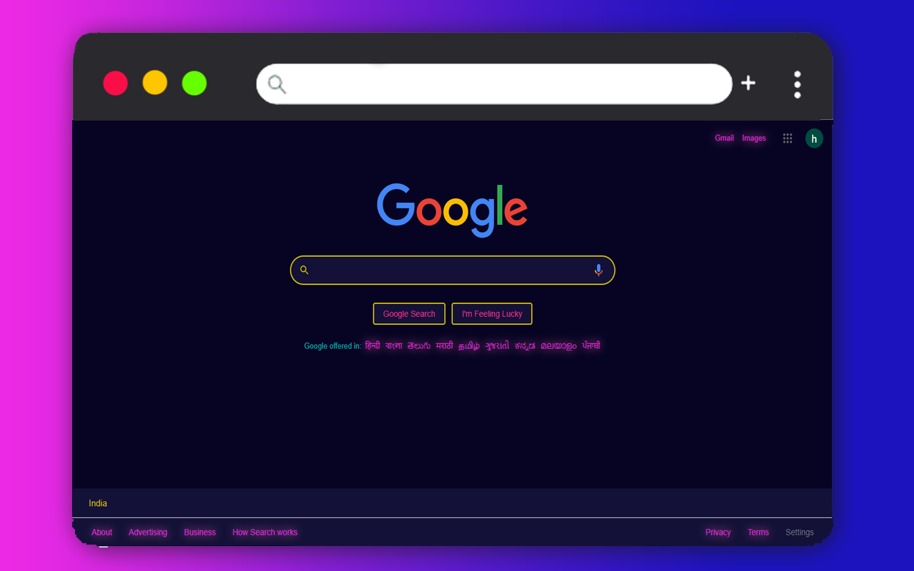 Google™ 发光主题截图2