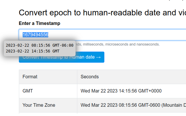Epoch Converter截图2