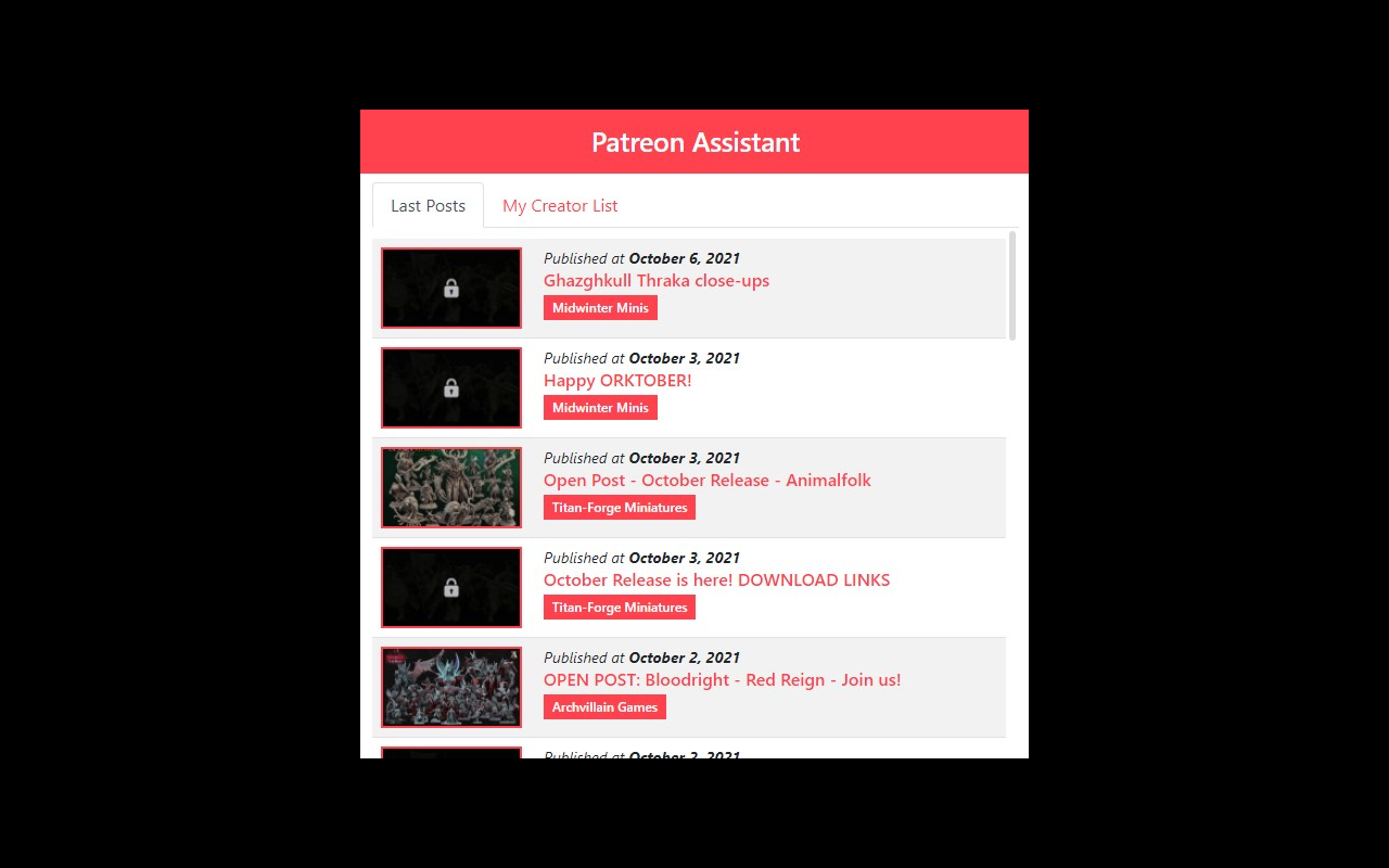 Patreon Assistant截图1