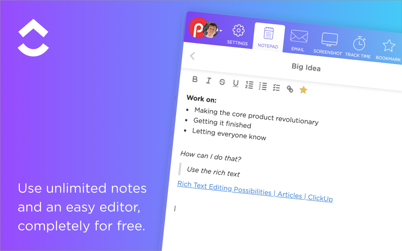 ClickUp: Tasks, Screenshots, Email, Time截图1