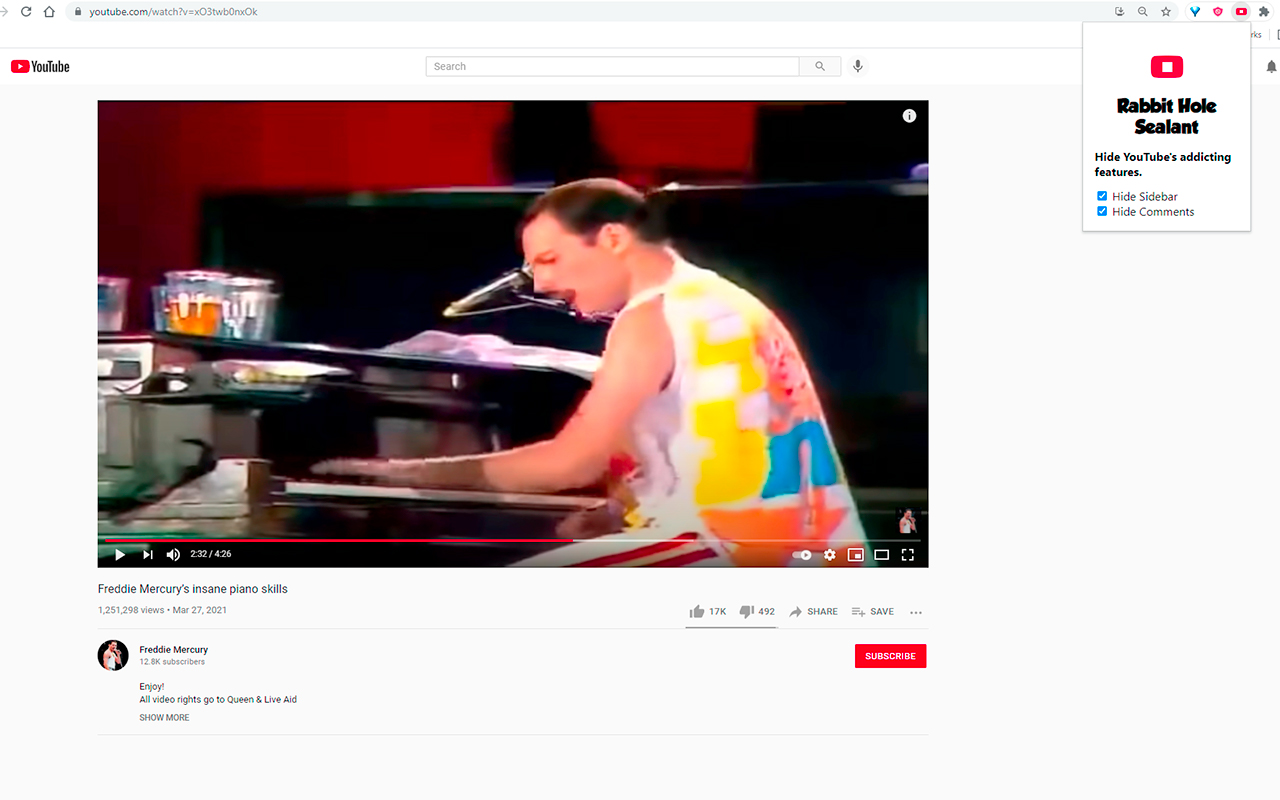 YouTube Rabbit Hole Sealant截图1