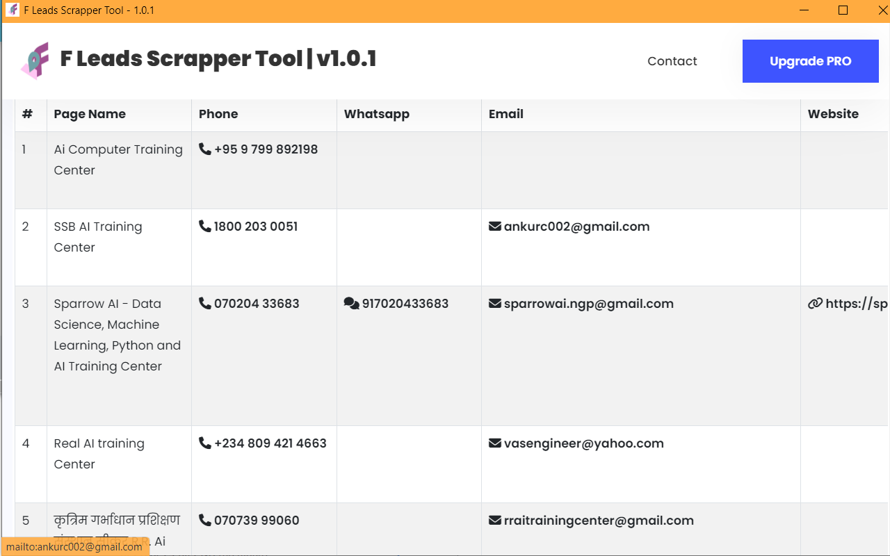 Business Leads Scrapper Tool截图5