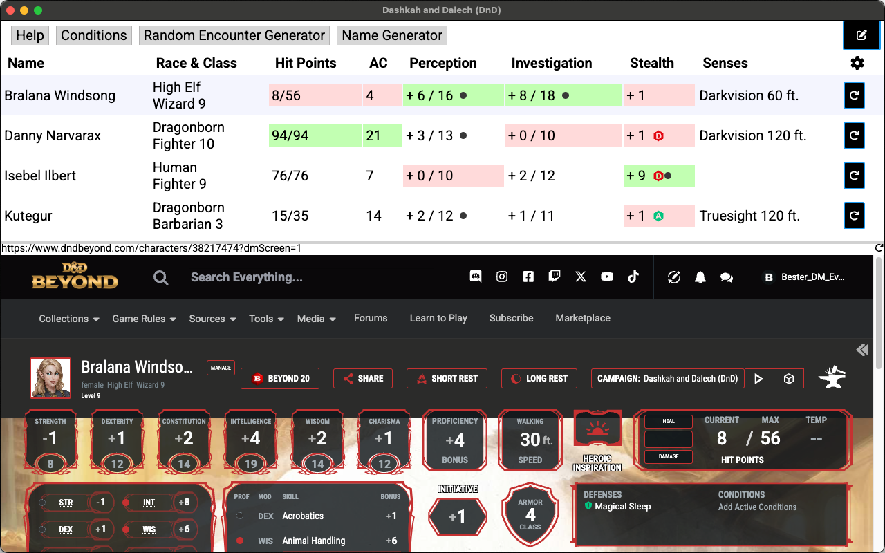 D&D Beyond DM-Screen截图4
