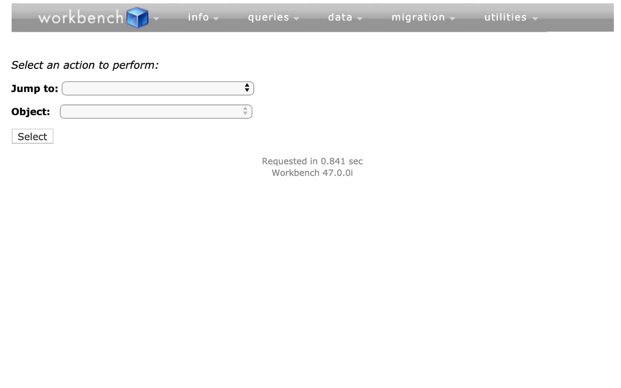 Salesforce WorkBench v2.0截图1