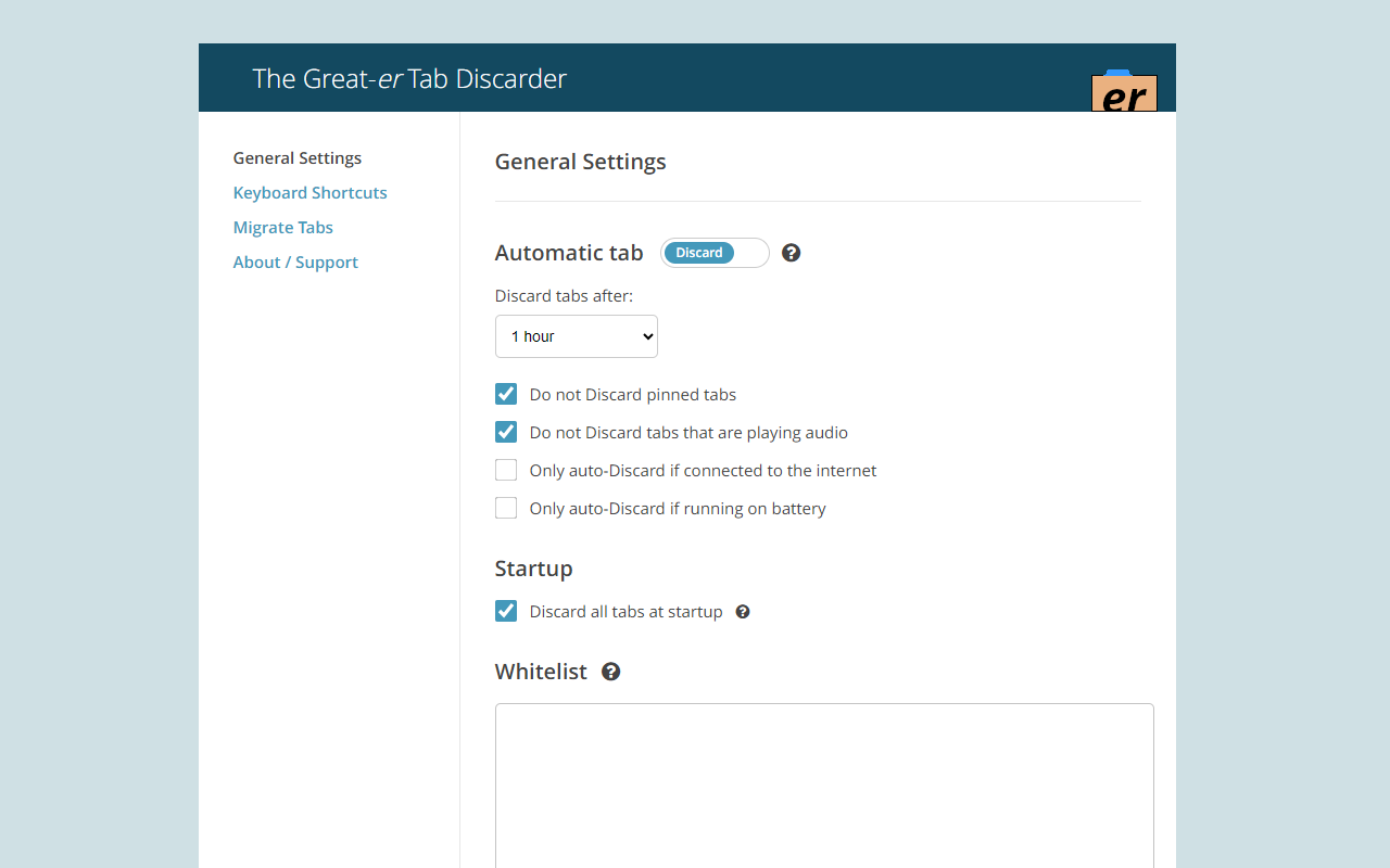 The Great-er Tab Discarder截图4