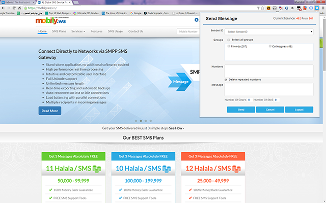 Mobily.ws - Global SMS Service Provider截图4