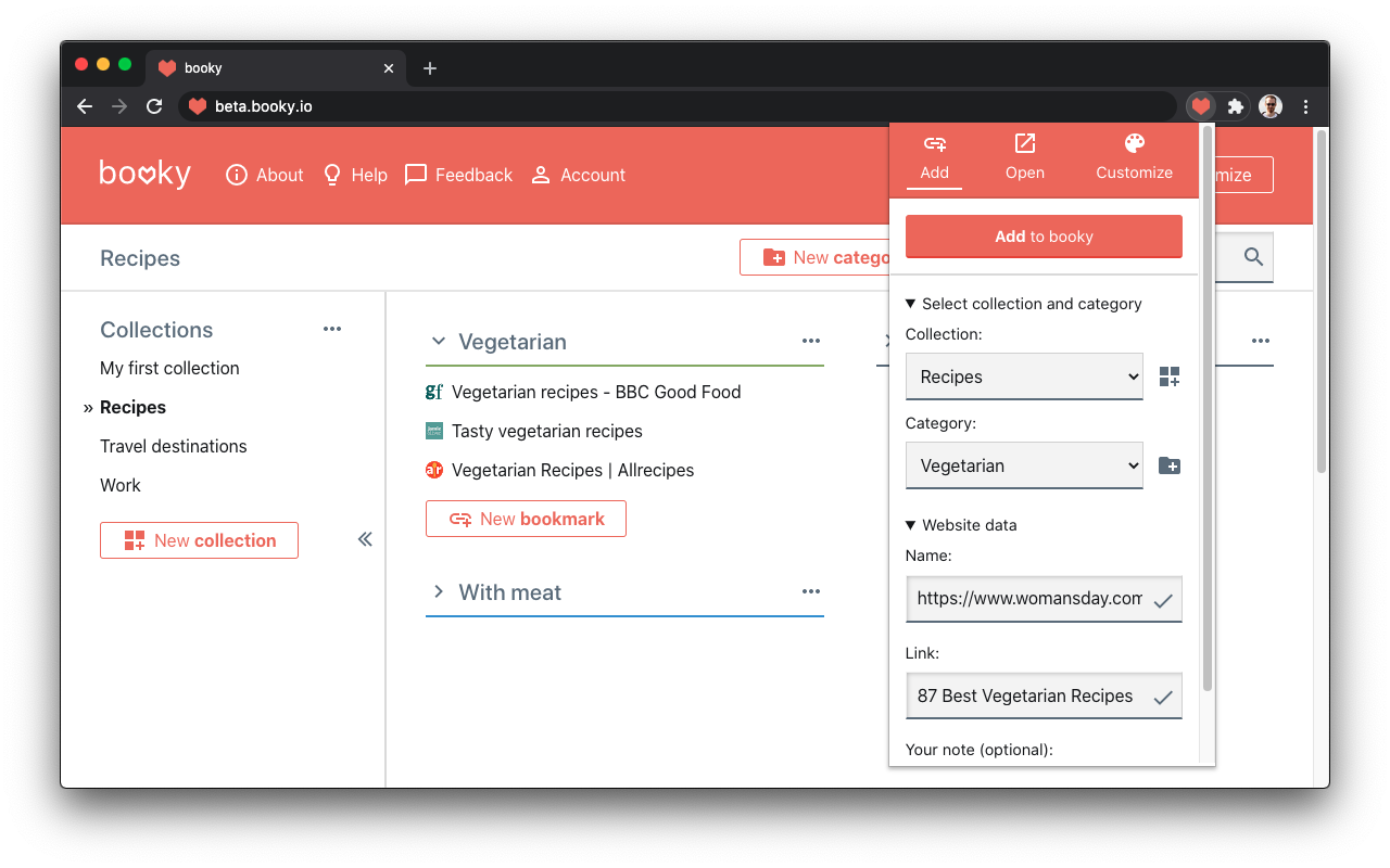 booky.io Extension截图2