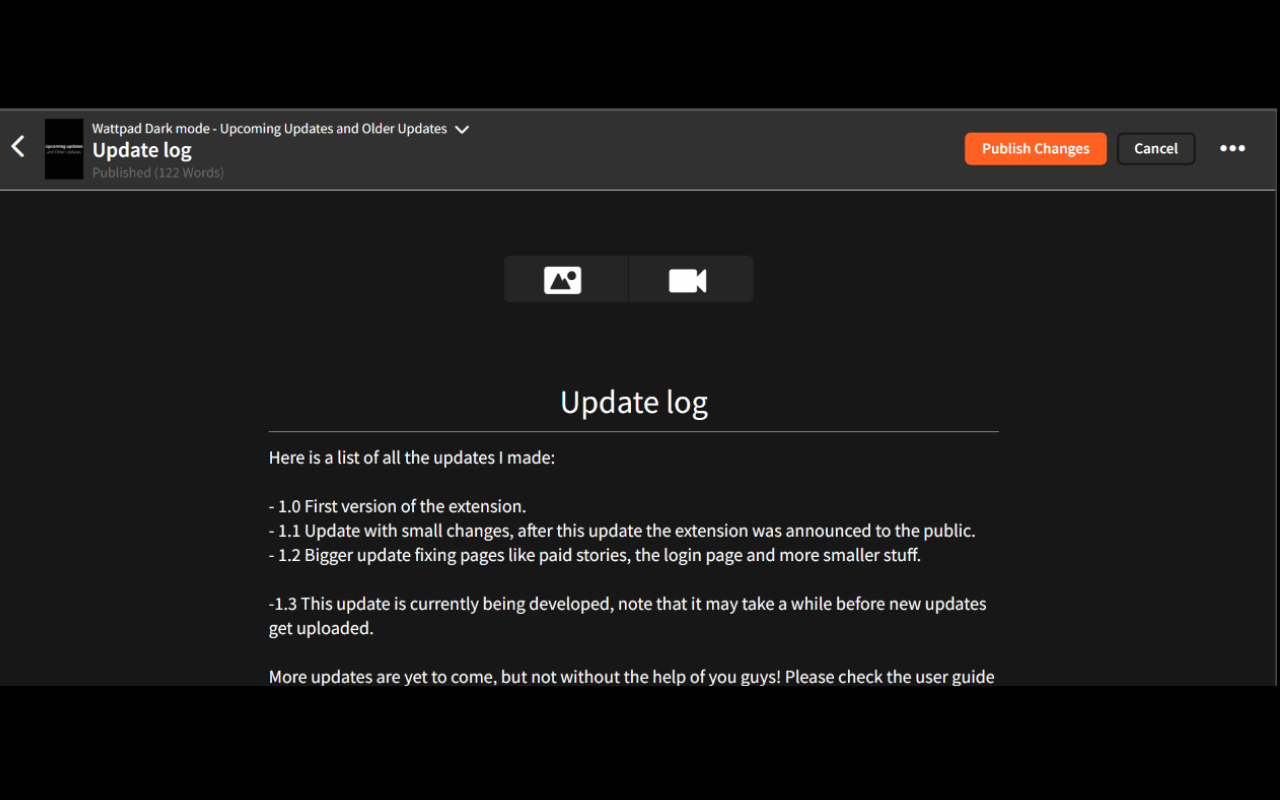 Wattpad Dark Mode截图2
