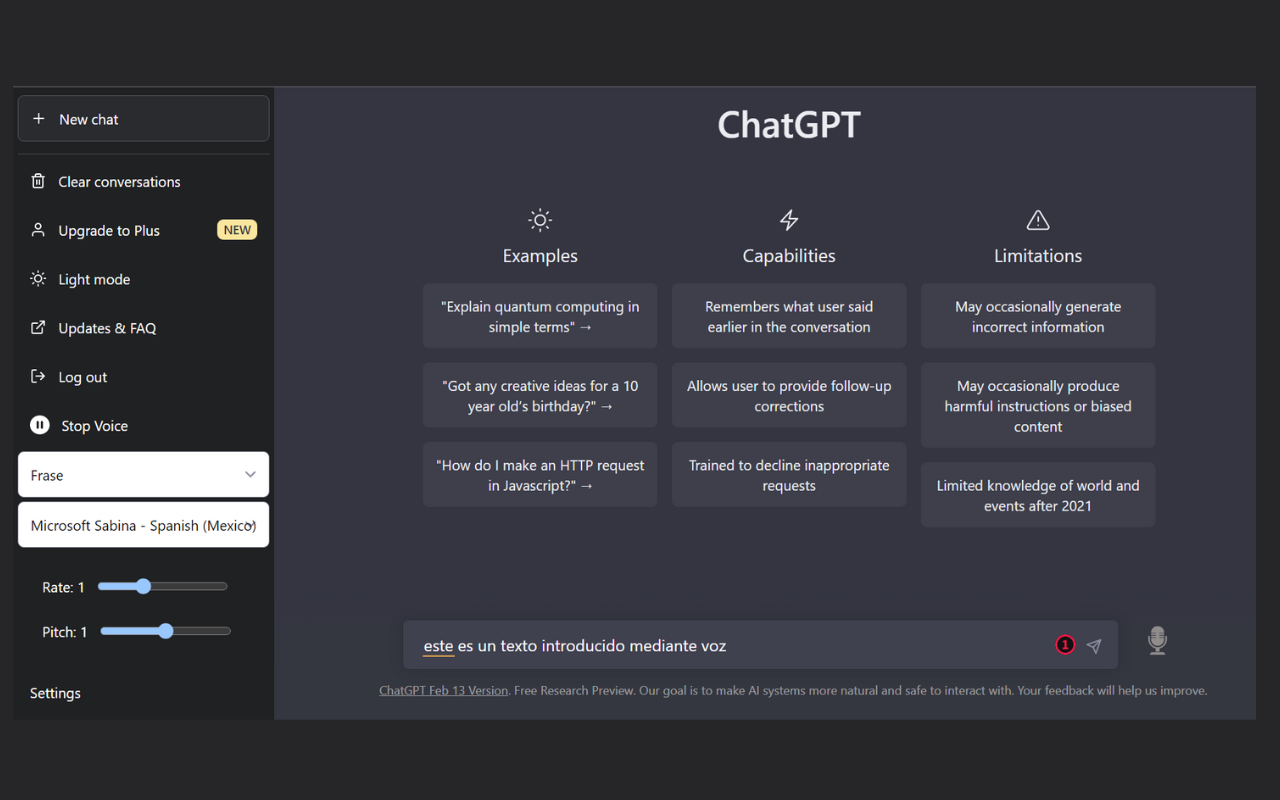 ChatGPT Tool Voice截图3