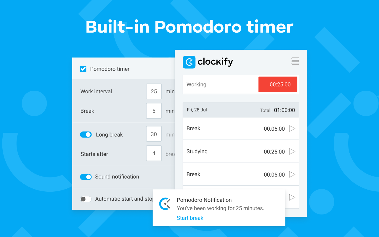 Clockify Time Tracker截图1