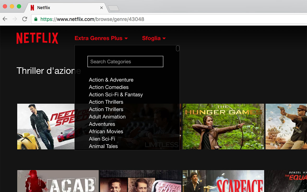 Extra Genres Plus for Netflix截图1
