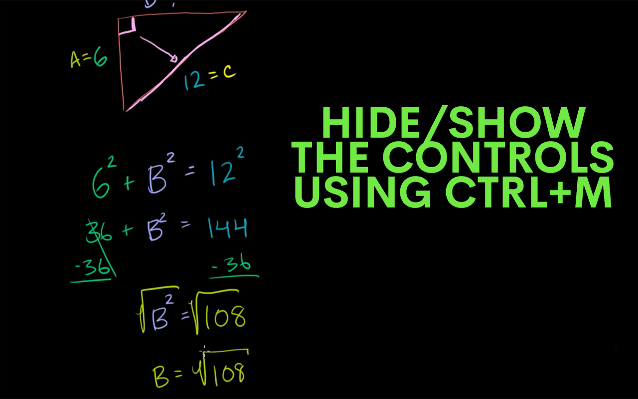 hyde — hide the YouTube video player controls截图1
