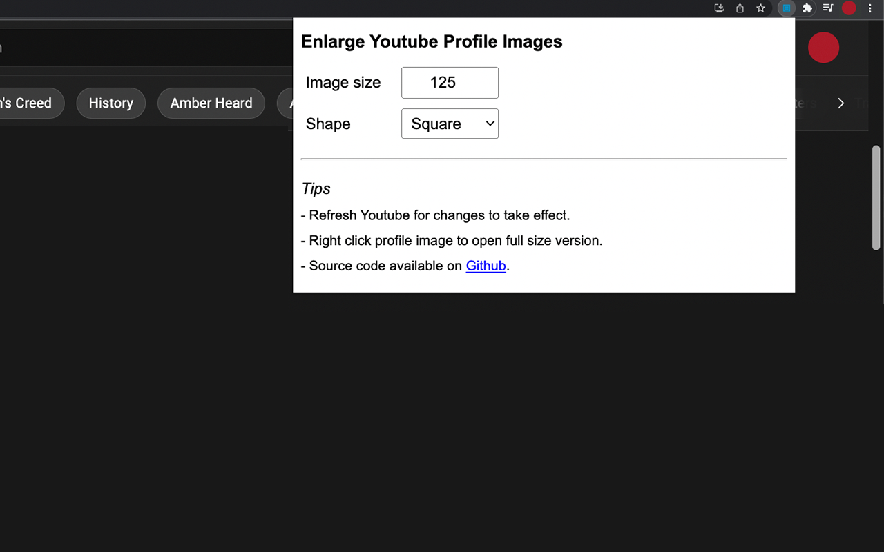 Enlarge Youtube Profile Images截图1