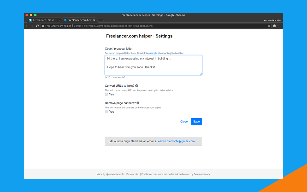 Freelancer.com Helper截图4
