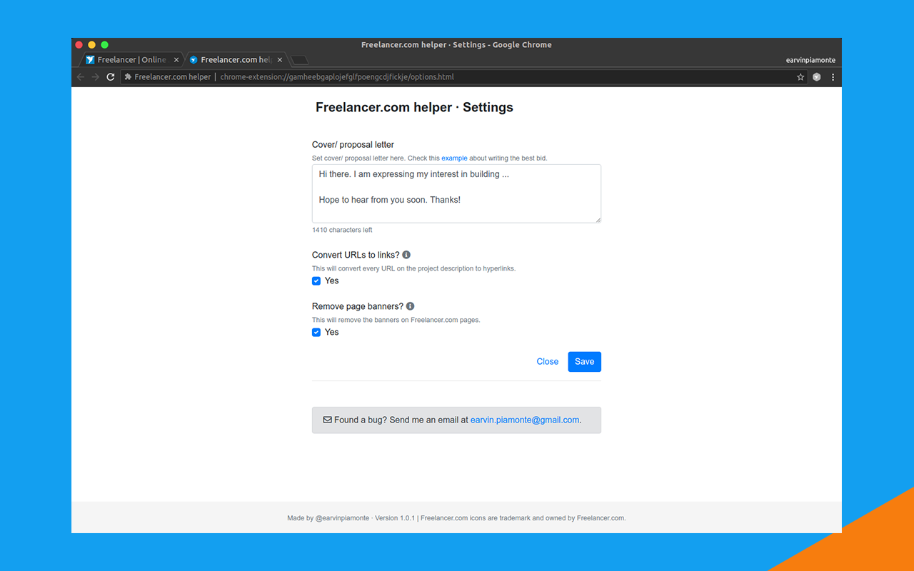 Freelancer.com Helper截图5