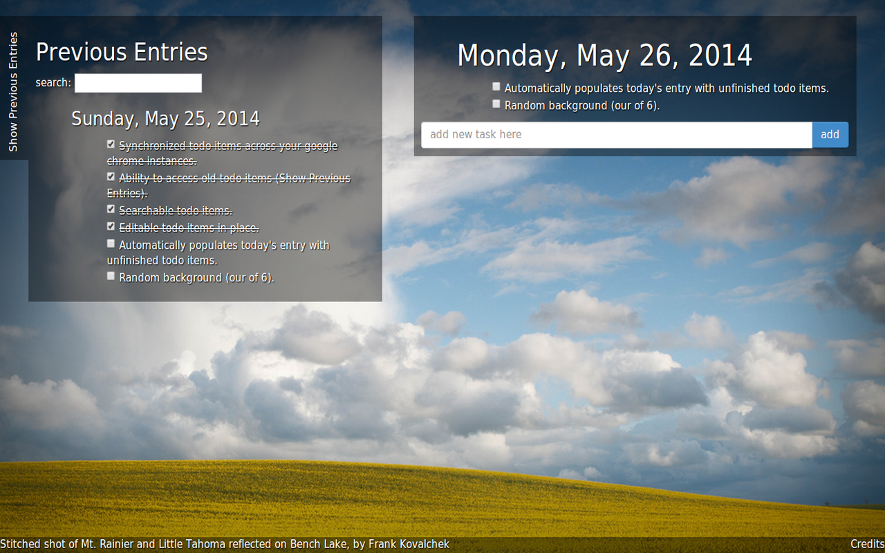 Tabula (New Tab To-do List)截图2