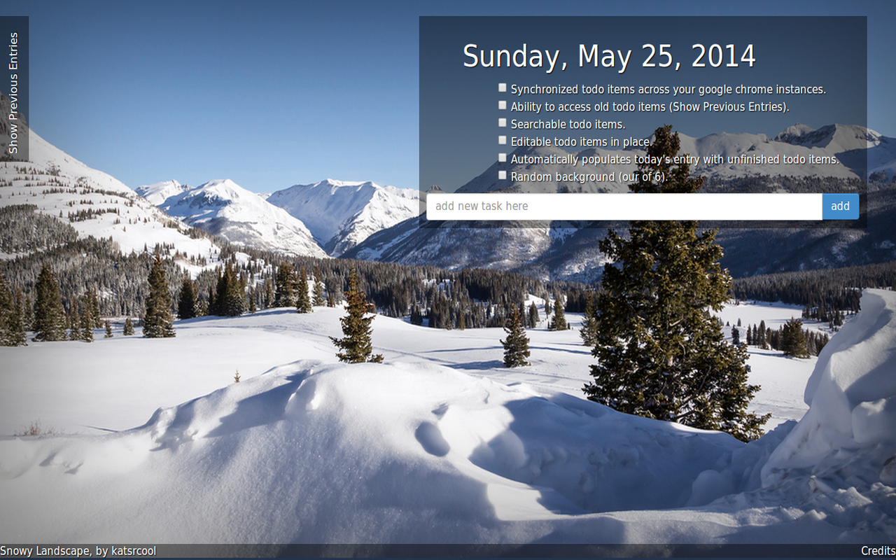 Tabula (New Tab To-do List)截图3