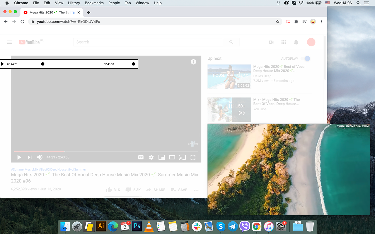 Floating Video with Playback Controls截图4