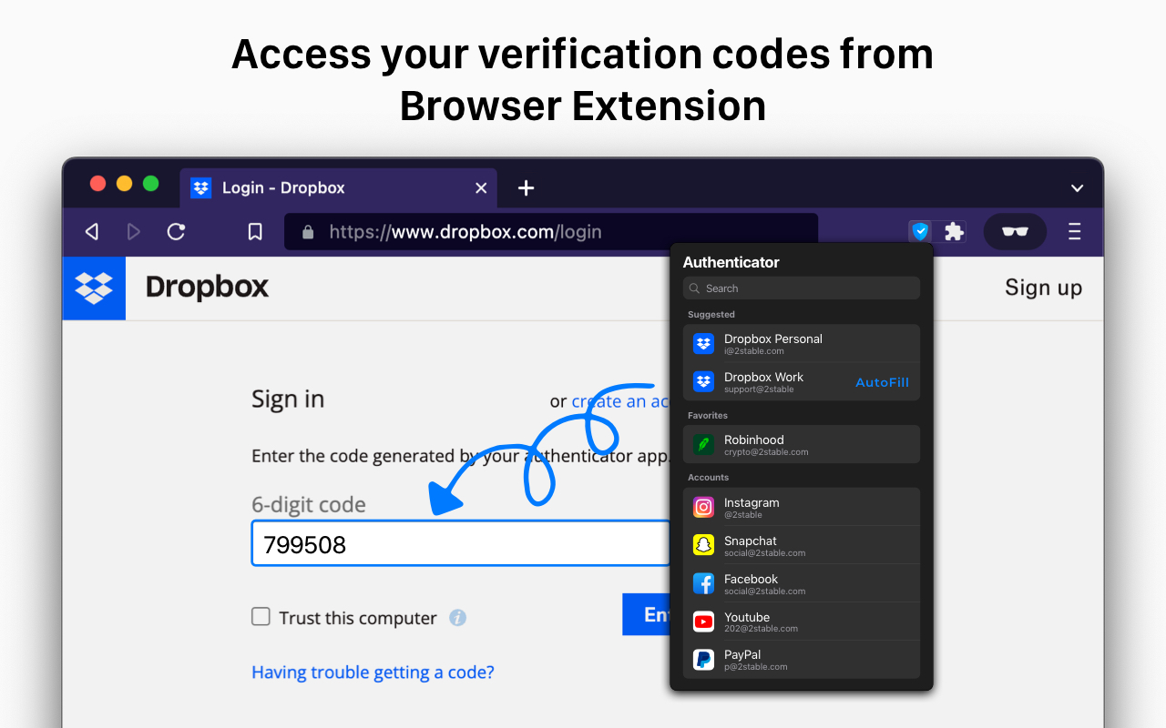 Authenticator App截图2