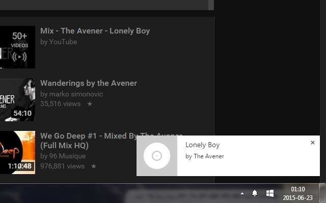 Last.fm Scrobbler YouTube Canary截图1