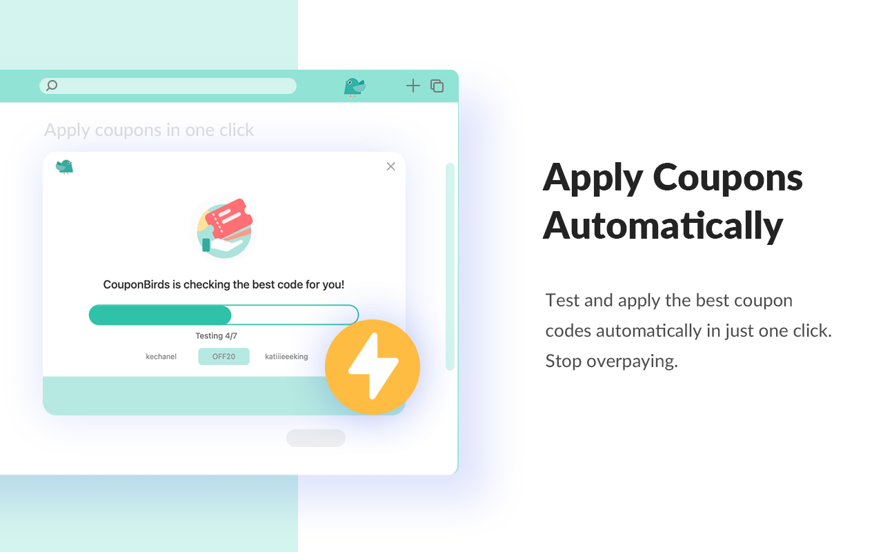 CouponBirds - SmartCoupon Coupon Finder截图1