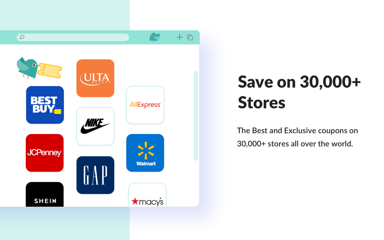 CouponBirds - SmartCoupon Coupon Finder截图2