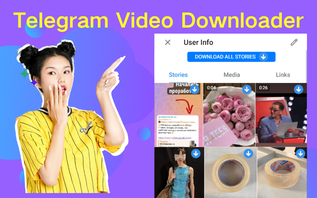 Telegram Video Downloader - 电报视频下载器截图4