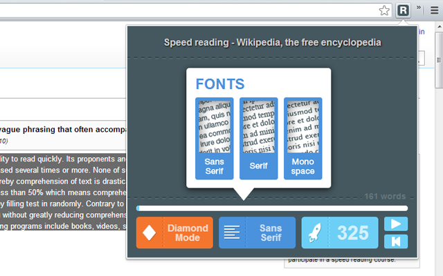 Read fast - Speed Reading Extension截图4