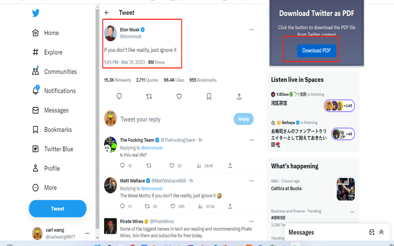 Twitter2PDF- Convert Twitter to PDF截图2