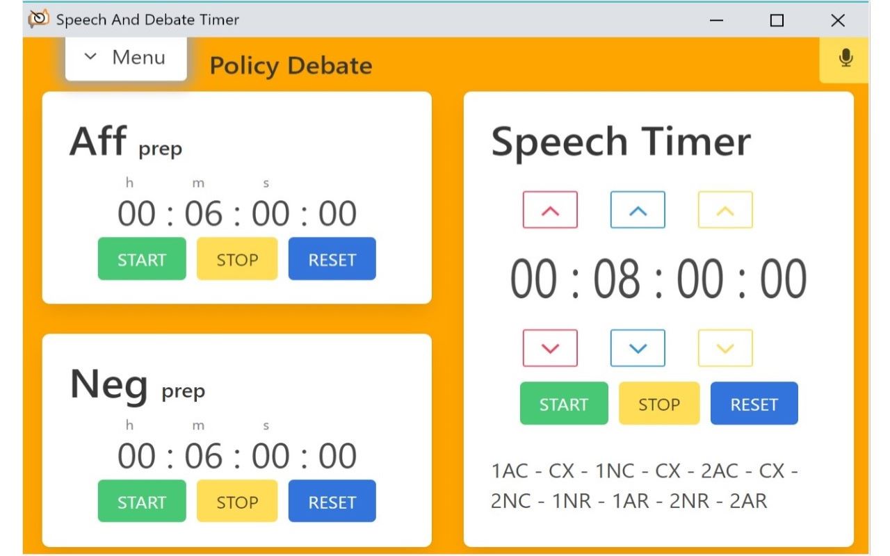 Speech And Debate Timer截图3