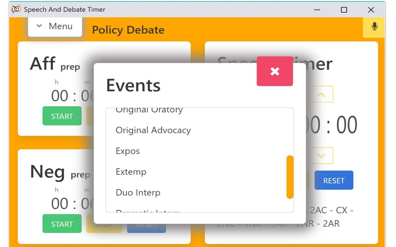 Speech And Debate Timer截图5