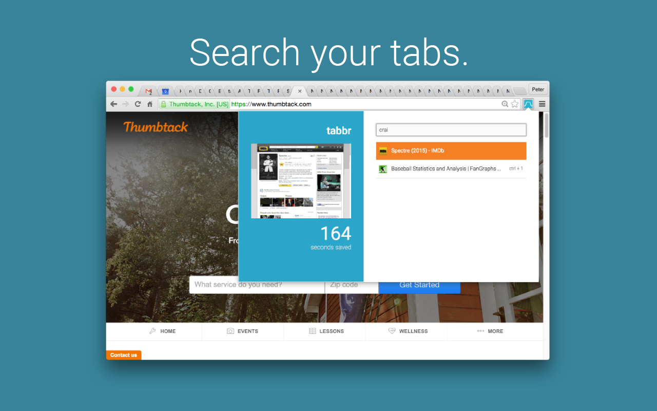 Tabbr: Tab Manager截图1
