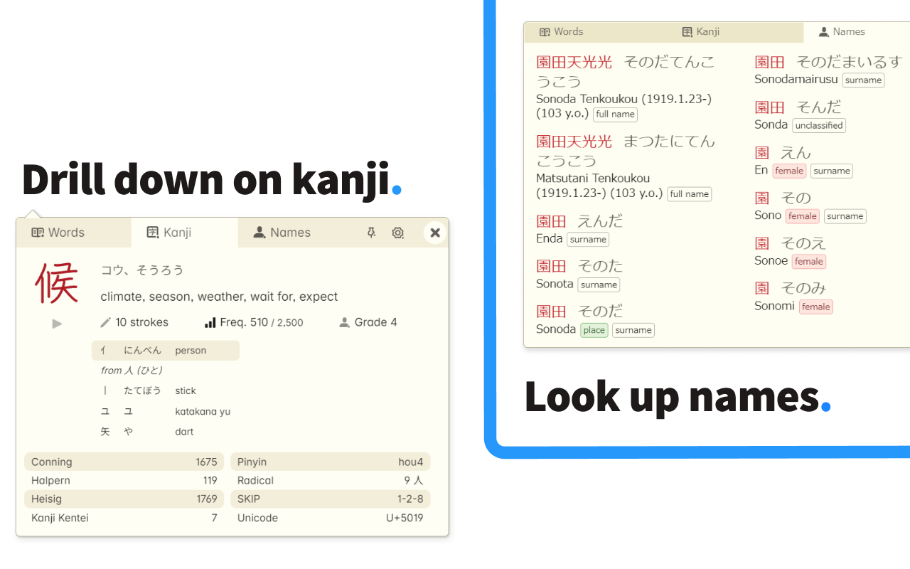 10ten Japanese Reader (Rikaichamp)截图1