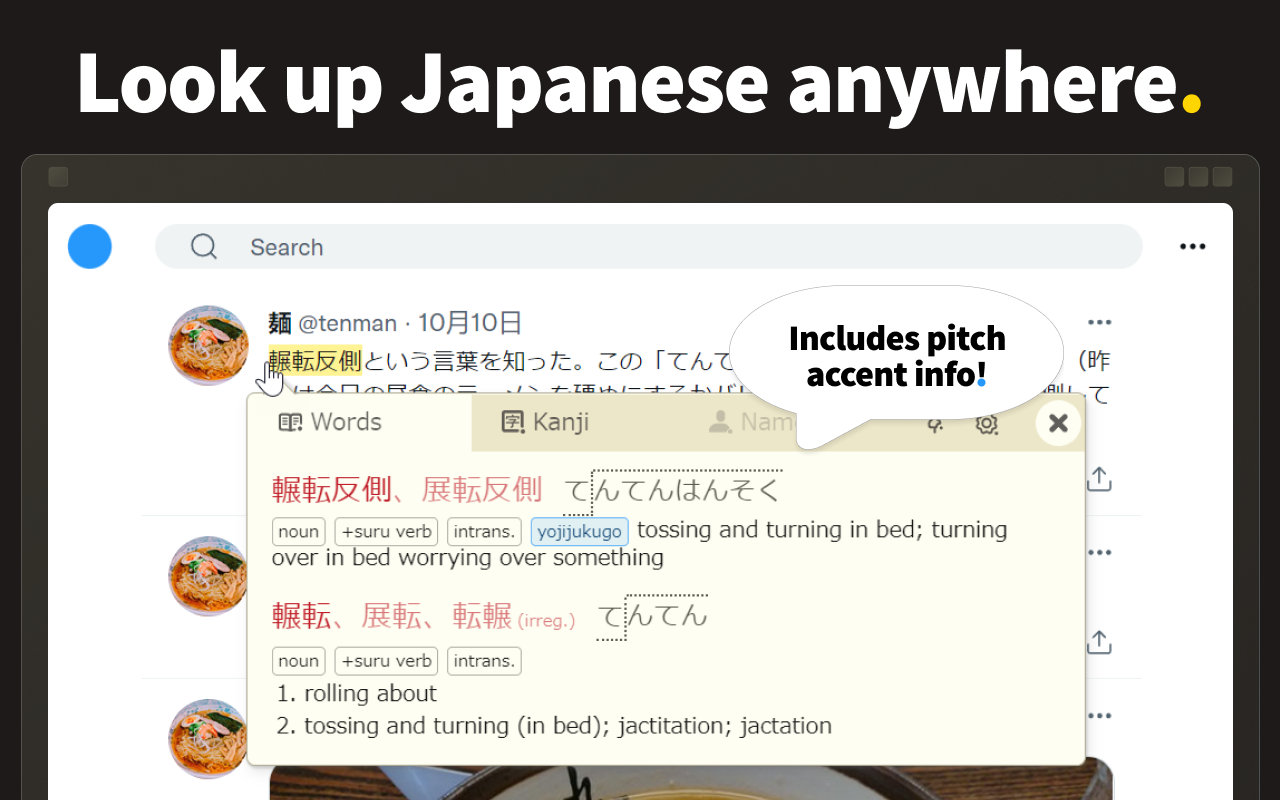 10ten Japanese Reader (Rikaichamp)截图3