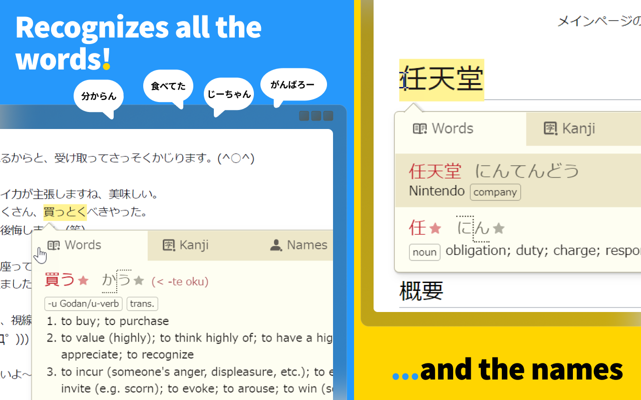 10ten Japanese Reader (Rikaichamp)截图4