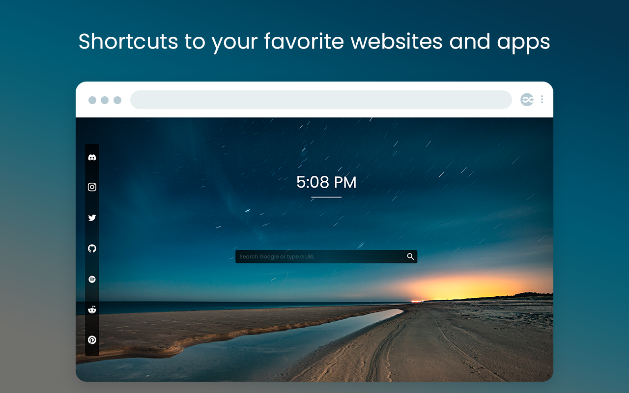 Unlimited New Tab - Custom Chrome Start page截图1