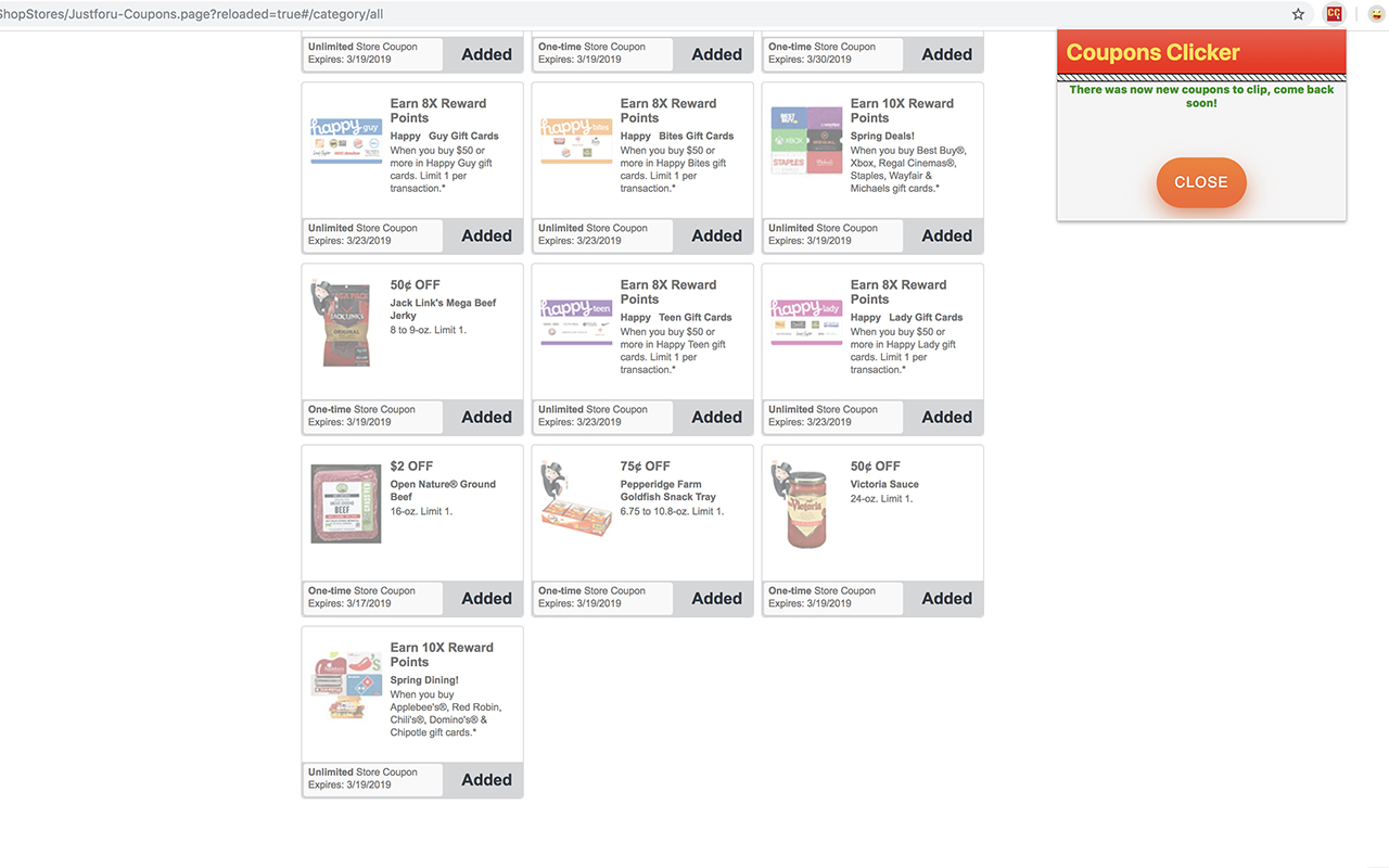 Coupons Clicker截图1
