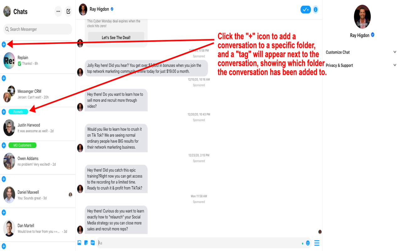 Messenger Organizer截图4