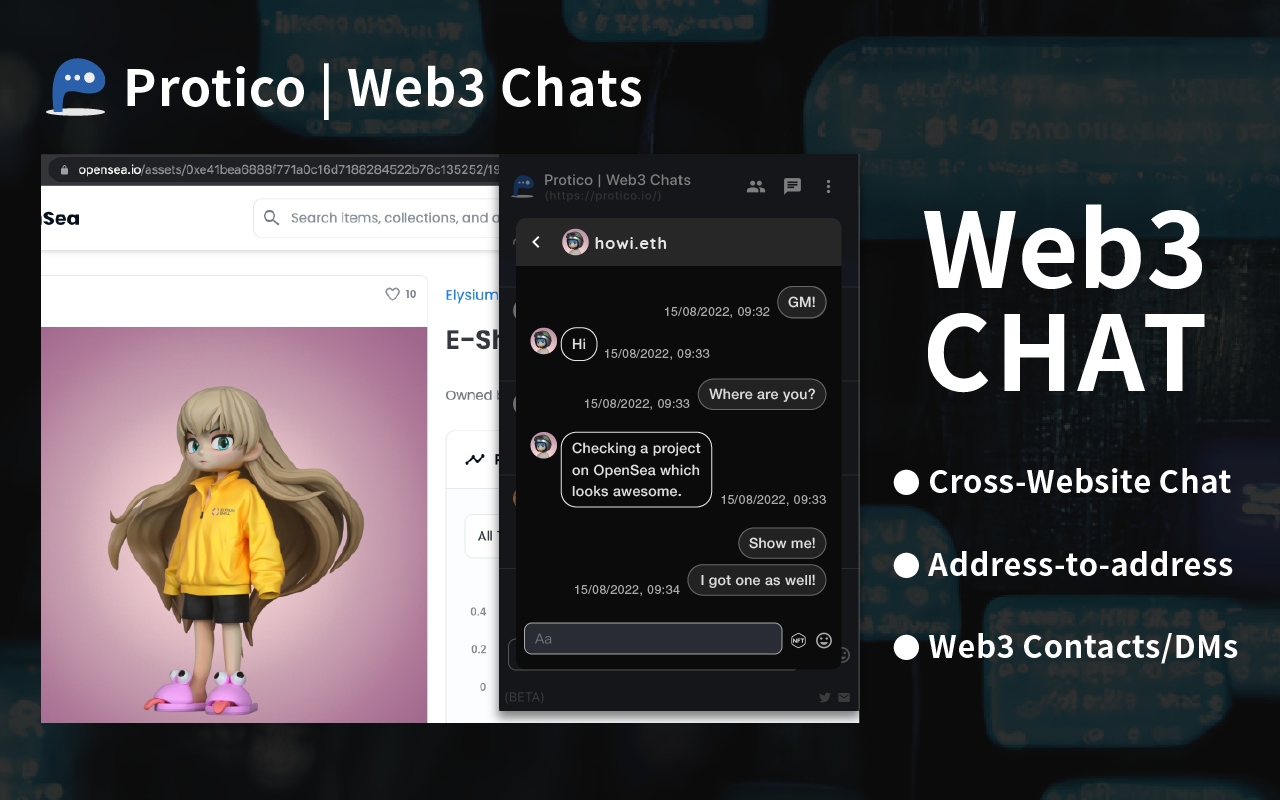 Protico | Web3 Chat & Web3 Lobby截图2