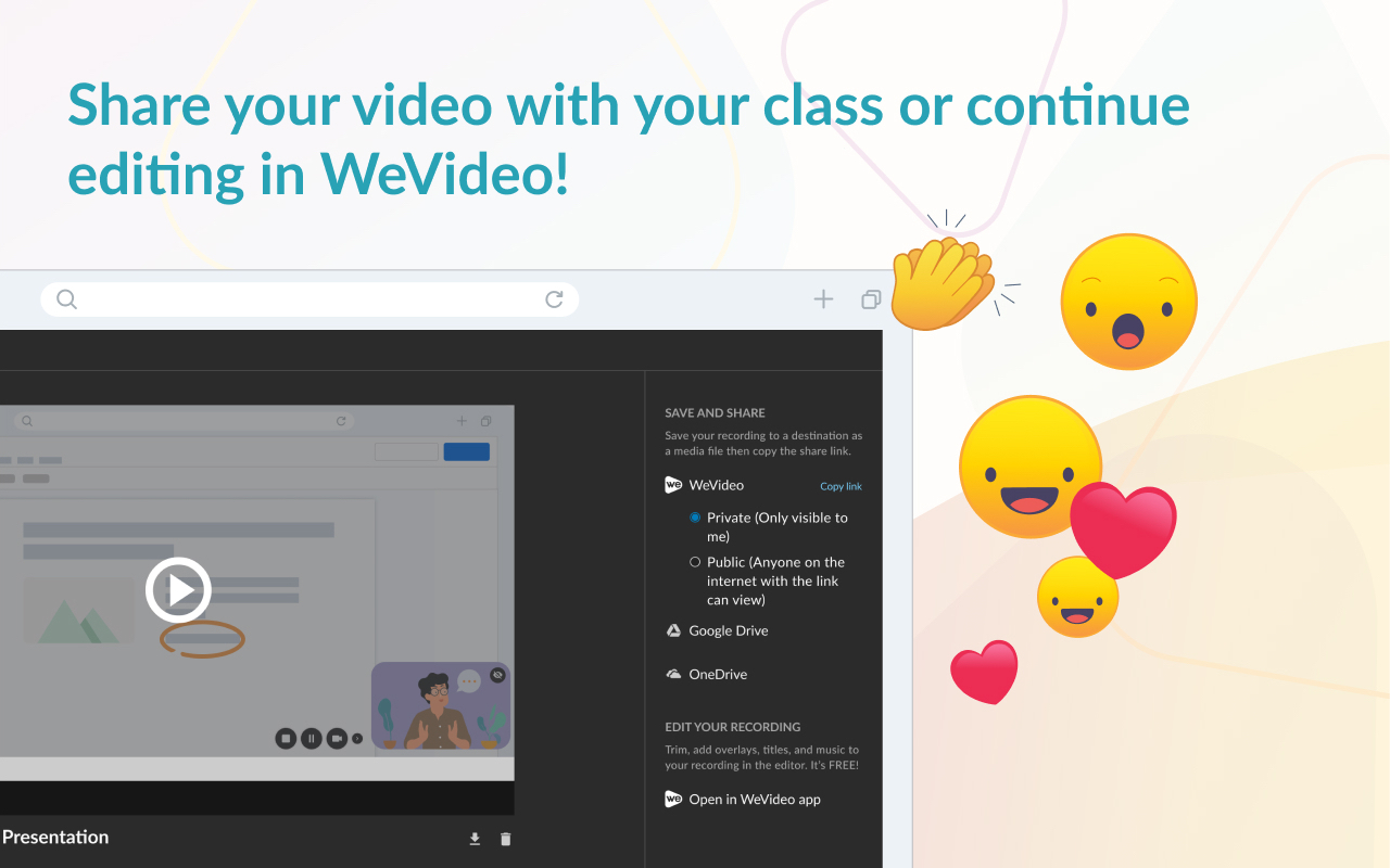 WeVideo Screen & Webcam Recorder截图2