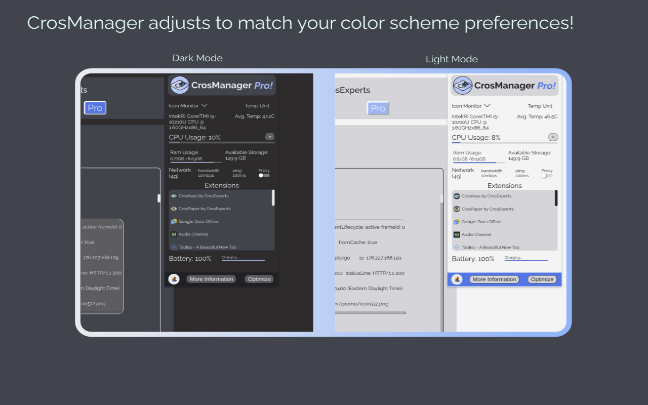 CrosManager - A Web-based System Monitor截图3