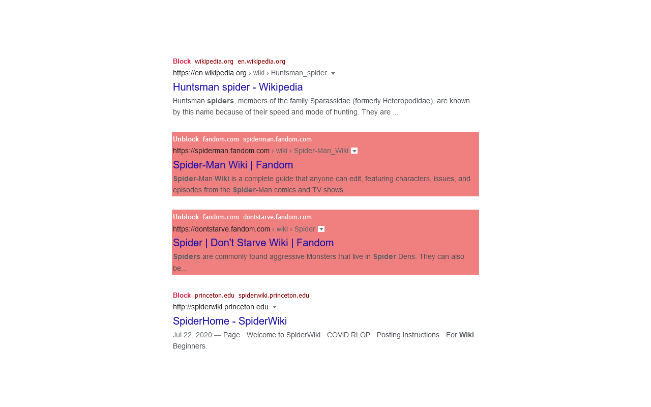 Search Engine Spam Blocker截图1