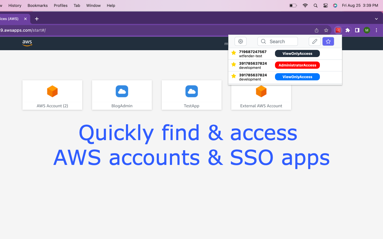 AWS SSO Extender截图2