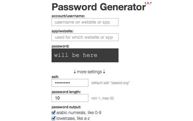Password Generator截图2