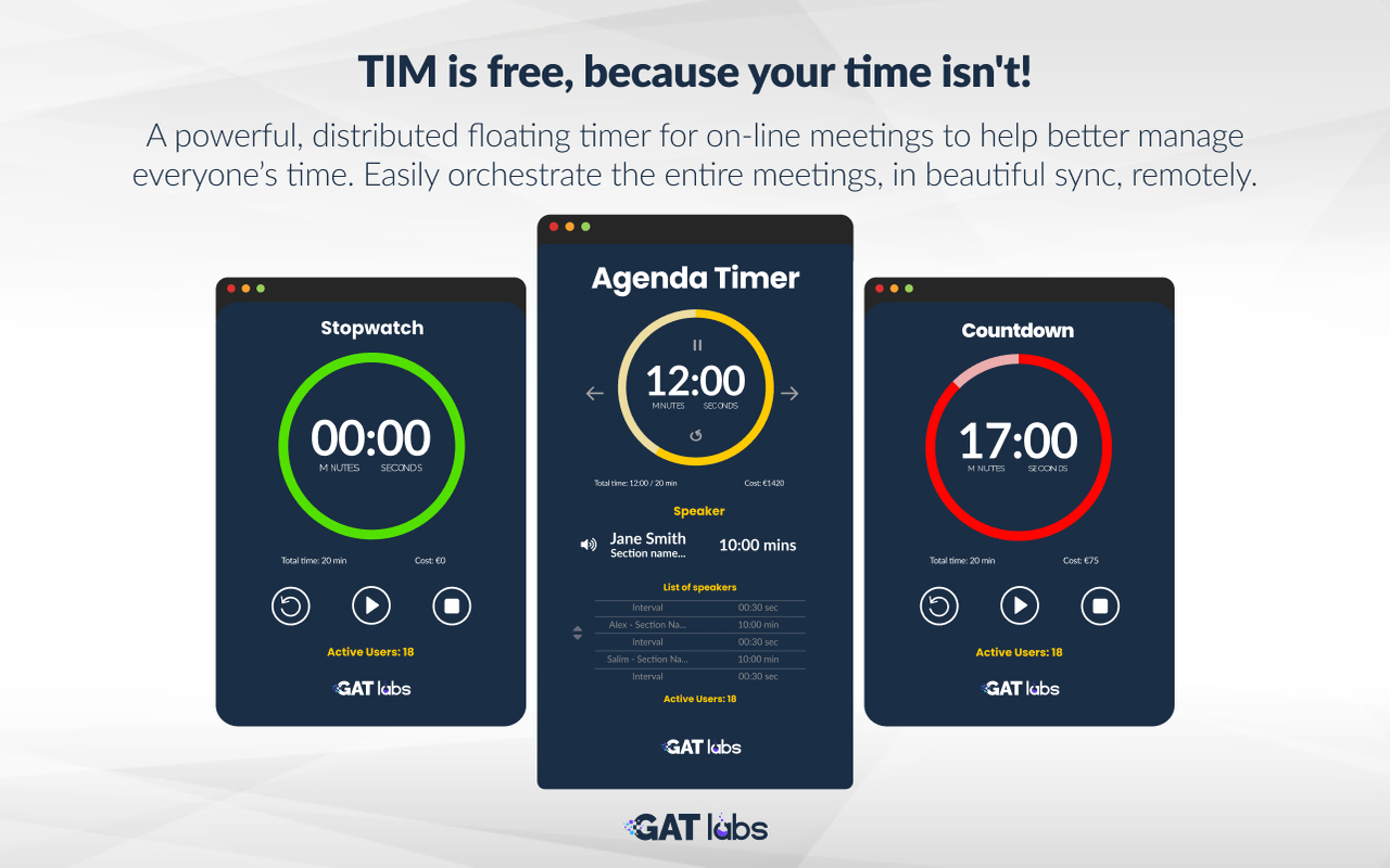 TIM - Online Meetings Timer截图1