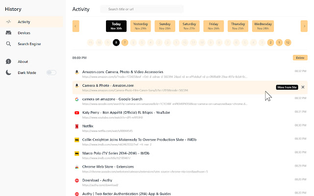 Check History截图2