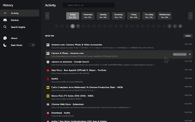 Check History截图3
